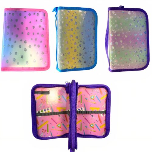 Penar pentru Scoala, 19x12cm cu 2 Fermoare, Neechipat, Diferite Modele Engros