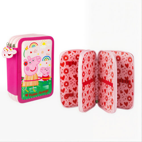 Penar pentru Scoala, 20x14cm cu 3 Fermoare, Neechipat, Diferite Modele Engros