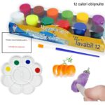 Acuarele Poster 20ml la Tub 12/set, Diferite Culori cu Pensula 15cm Engros