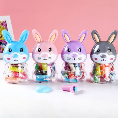 Plastelina Colorata pentru Copii 12 Culori/set, cu Accesorii de Modelat 6/set Figurina Iepure Engros