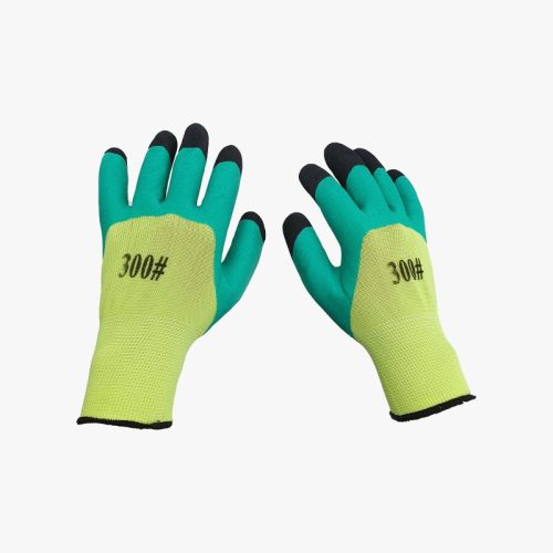 Manusi de Protectie Acoperite cu Latex, Marimea 10, Verde si Negru,29-43 Engros