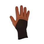 Manusi de Protectie Acoperite cu Latex 12/set, Marimea 10, Negru si Maro, 29-46 Engros - imagine 2