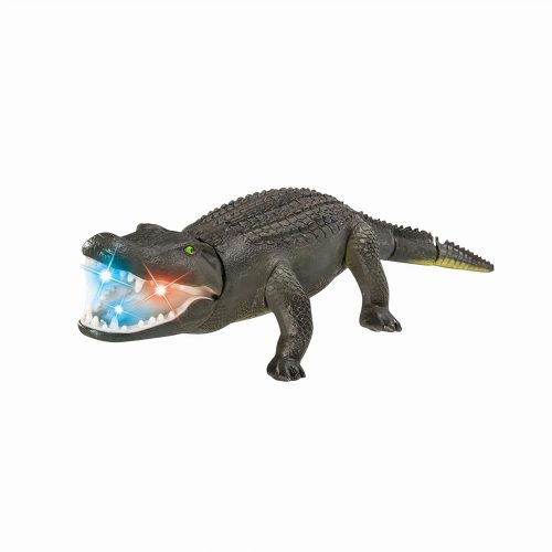 Jucarie Crocodil Electric Mergator, 37x20Cm, Lumina,Sunet, Miscare Coada Engros