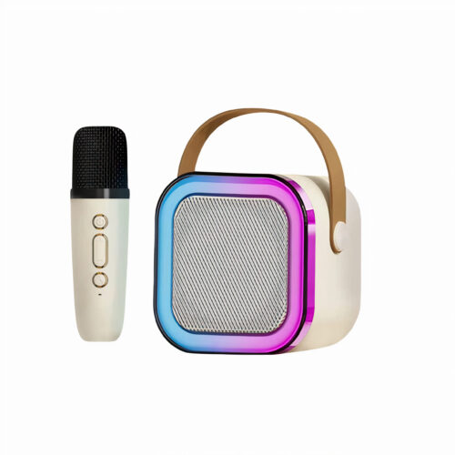 Sistem Karaoke cu Boxa, Microfon si Fir Incarcare, 9x14cm, Engros