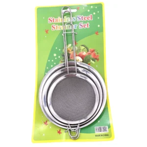 Strecuratoare din Otel Inoxidabil 3/Set, cu Manere Lungi, pentru Ulei si Alimente, de Diferite Dimensiuni Engros 2 Strecuratoare din Otel Inoxidabil 3/Set, cu Manere Lungi, pentru Ulei si Alimente, de Diferite Dimensiuni Engros