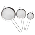 Strecuratoare din Otel Inoxidabil 3/Set, cu Manere Lungi, pentru Ulei si Alimente, de Diferite Dimensiuni Engros