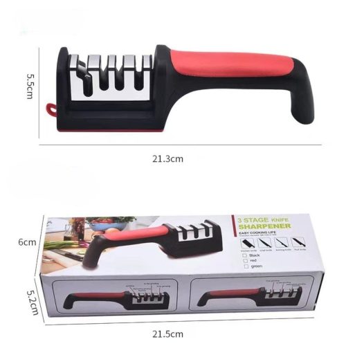 Ascutitor Cutite Manual, cu 3 Niveluri, 21x5 cm Engros