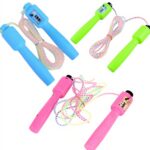 Coarda de Sarit 2.6m din Silicon cu Maner din Plastic cu Numaratoare, Diferite Culori Engros