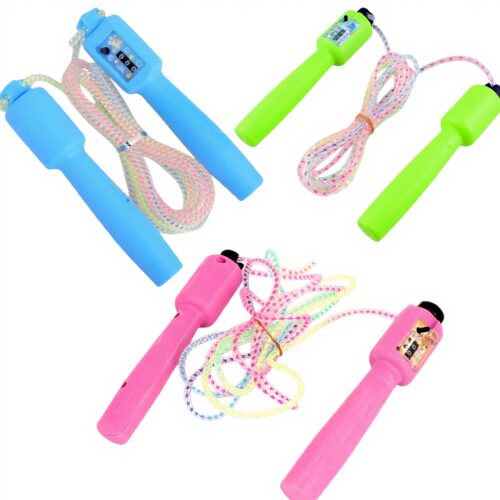 Coarda de Sarit 2.6m din Silicon cu Maner din Plastic cu Numaratoare, Diferite Culori Engros