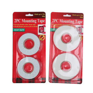 Banda Dublu Adeziva Alba, din Spuma, 2/set Engros 2 Banda Dublu Adeziva Alba, din Spuma, 2/set Engros