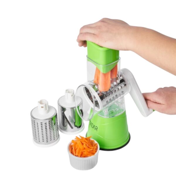 Razatoare Multifunctionala, in Forma de Masina Tocat cu 3 Accesorii din Inox Engros - imagine 2