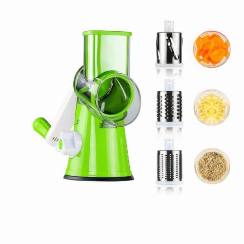 Razatoare Multifunctionala, in Forma de Masina Tocat cu 3 Accesorii din Inox Engros