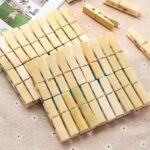 Carlige din Bambus 20/set, din Bambus 5.5cm pentru Haine Engros