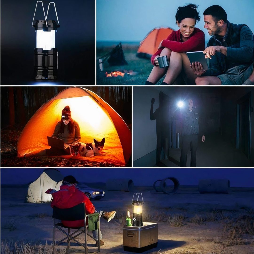 Felinar LED 3in1 Portabil 20x7cm, Reincarcabil prin USB Engros