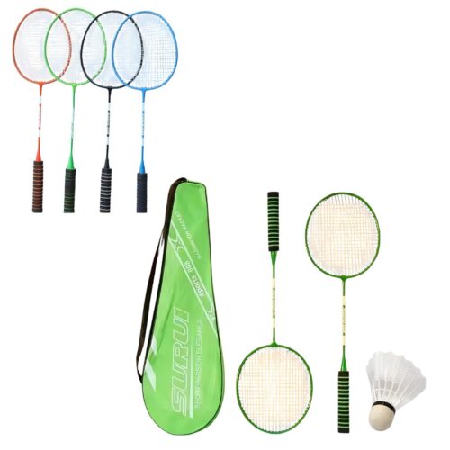 Palete Badminton 2/set cu Fluturas, din Plastic 65cm Diferite Culori Engros