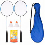 Palete Badminton 2/set cu 2 Fluturasi, 60cm din Plastic Engros