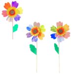 Morisca de Vant 70cm, Forma Floare Cameleonica Engros