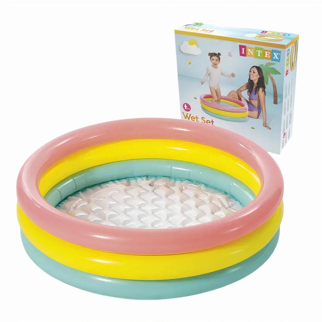 Piscina Gonflabila pentru Copii, Intex 86x25cm Multicolora Engros