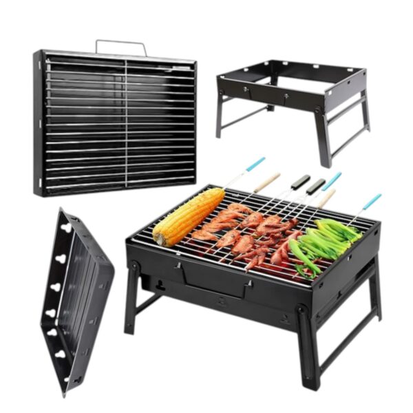 Grătar Pliabil 35x27x20cm cu Carbune, din Metal Model Valiza Engros Grătar Pliabil 35x27x20cm cu Carbune, din Metal Model Valiza Engros