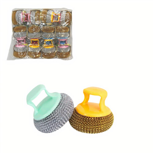 Bureti de Sarma Inox, pentru Curatare 24/set cu Maner Engros