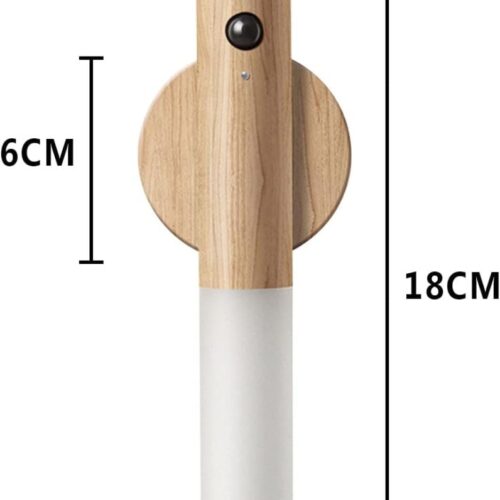 Lampa LED Magnetica 18cm de Perete Reincarcabila prin USB, cu Senzor de Miscare pentru Interior Engros