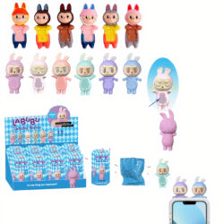 Accesoriu pentru Telefon 12/set Minifigurine 8cm Labubu Series Blind Box, Diferite Modele Engros