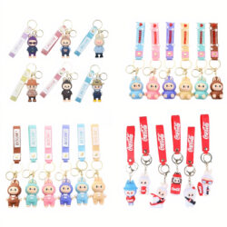 Jucarie Labubu 12/set, Breloc The Monsters, 7cm, Random BlindBox Engros