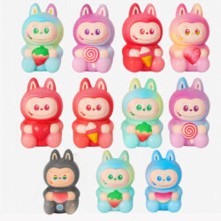 Figurine Squishy Labubu 12/set Antistres, 12cm Diferite Modele Engros