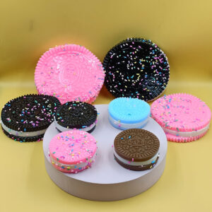 Jucarie Squeeze 8/set Model Biscuite 10cm, Diferite Culori Engros 3 Jucarie Squeeze 8/set Model Biscuite 10cm, Diferite Culori Engros