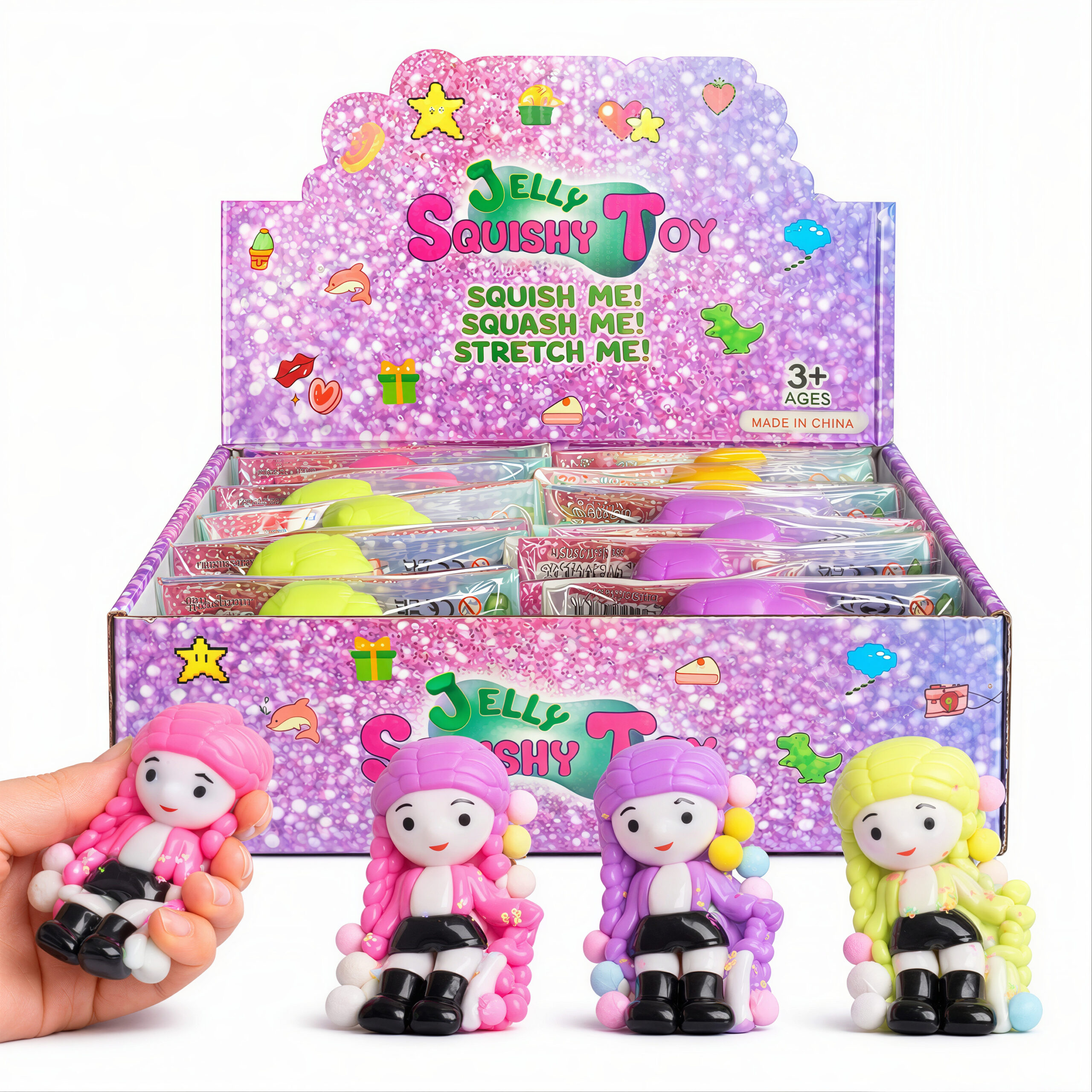 Figurine Squeeze 20/set Model K-Pop Rumi 10cm, Diferite Culori Engros Figurine Squeeze 20/set Model K-Pop Rumi 10cm, Diferite Culori Engros