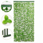 Perdea Decorativa pentru Usa 90x180cm, din Frunze Artificiale cu Bara din Lemn Engros