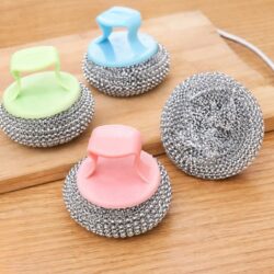 Bureti de Sarma Inox, pentru Curatare 12/set cu Maner Engros