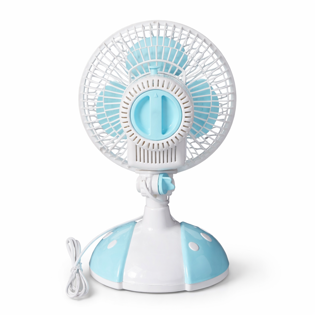 Ventilator Electric 25x20x15cm, Model Buburuză, Oscilant, din Plastic Engros